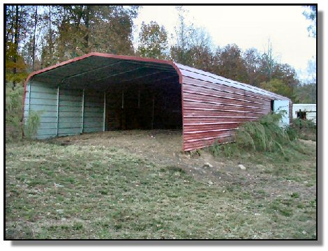 Tennessee Farm Property - 1650 -  hay-equipment shed